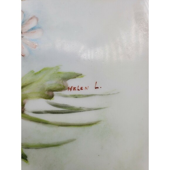 Vintage Plate Bavaria Schumann Arzberg Germany Artist Signed Hand Painted Decor - Picture 4 of 12